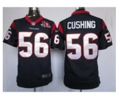 nike nfl jerseys houston texans #56 cushing blue[game 10th patch]