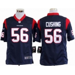 nike nfl jerseys houston texans #56 cushing blue[game]