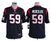 nike nfl jerseys houston texans #59 mercilus blue[mercilus][game]