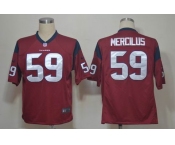 nike nfl jerseys houston texans #59 mercilus red[game]