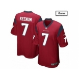 nike nfl jerseys houston texans #7 case keenum red [Game]