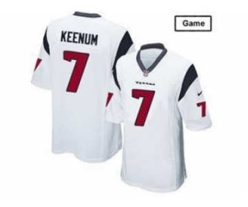 nike nfl jerseys houston texans #7 case keenum white [Game]