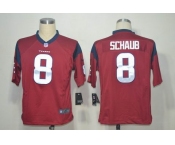 nike nfl jerseys houston texans #8 schaub red[game]