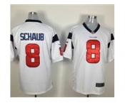 nike nfl jerseys houston texans #8 schaub white[game]