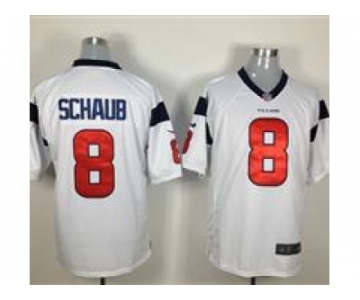 nike nfl jerseys houston texans #8 schaub white[game]