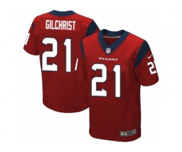 Men Nike Houston Texans #21 Marcus Gilchrist Elite Red Alternate NFL Jersey