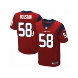 Men Nike Houston Texans #58 Lamarr Houston Elite Red Alternate NFL Jersey