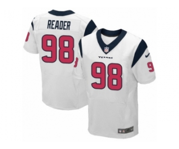 Men Nike Houston Texans #98 D.J. Reader Elite White NFL Jersey