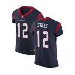 Men's Houston Texans #12 Kenny Stills Navy Blue Team Color Vapor Untouchable Elite Player Football Jersey