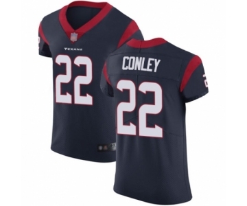 Men's Houston Texans #22 Gareon Conley Navy Blue Team Color Vapor Untouchable Elite Player Football Jersey