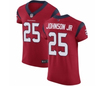 Men's Houston Texans #25 Duke Johnson Jr Red Alternate Vapor Untouchable Elite Player Football Jersey