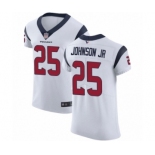 Men's Houston Texans #25 Duke Johnson Jr White Vapor Untouchable Elite Player Football Jersey