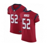 Men's Houston Texans #52 Barkevious Mingo Red Alternate Vapor Untouchable Elite Player Football Jersey