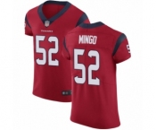 Men's Houston Texans #52 Barkevious Mingo Red Alternate Vapor Untouchable Elite Player Football Jersey