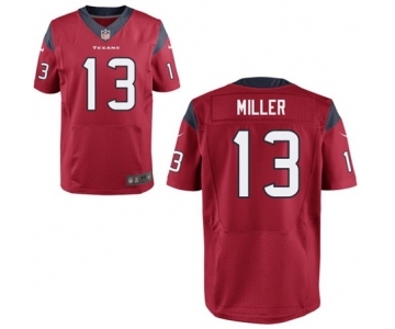 Men's Nike Houston Texans #13 Braxton Miller Elite Red Alternate NFL Jersey