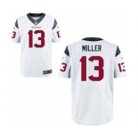 Men's Nike Houston Texans #13 Braxton Miller Elite White NFL Jersey