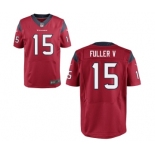 Men's Nike Houston Texans #15 Will Fuller Elite Red Alternate NFL Jersey[Fuller V]