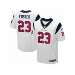 Men's Nike Houston Texans #23 Arian Foster Elite White NFL Jersey