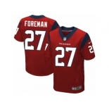 Men's Nike Houston Texans #27 D'Onta Foreman Elite Red Alternate NFL Jersey