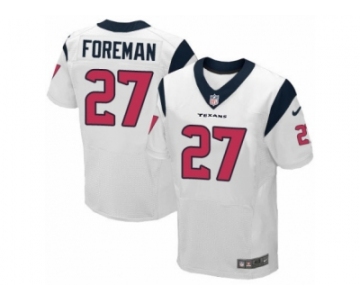 Men's Nike Houston Texans #27 D'Onta Foreman Elite White NFL Jersey