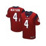 Men's Nike Houston Texans #4 Deshaun Watson Elite Red Alternate NFL Jersey