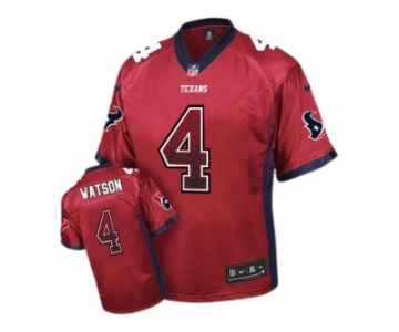 Men's Nike Houston Texans #4 Deshaun Watson Elite Red Drift Fashion NFL Jersey