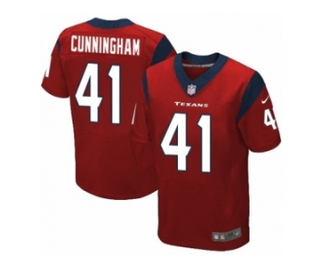 Men's Nike Houston Texans #41 Zach Cunningham Elite Red Alternate NFL Jersey