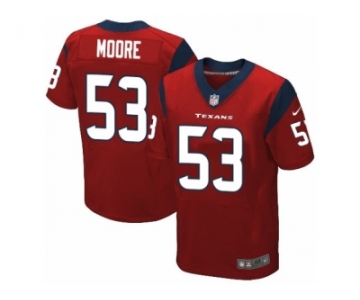 Men's Nike Houston Texans #53 Sio Moore Elite Red Alternate NFL Jersey