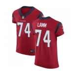 Men's Nike Houston Texans #74 Kendall Lamm Red Alternate Vapor Untouchable Elite Player NFL Jersey