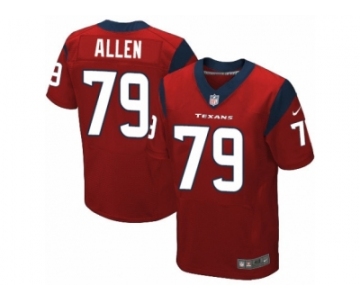 Men's Nike Houston Texans #79 Jeff Allen Elite Red Alternate NFL Jersey