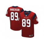 Men's Nike Houston Texans #89 Stephen Anderson Elite Red Alternate NFL Jersey