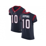 Nike Houston Texans #10 DeAndre Hopkins Navy Blue Team Color Men Stitched NFL Vapor Untouchable Elite Jersey