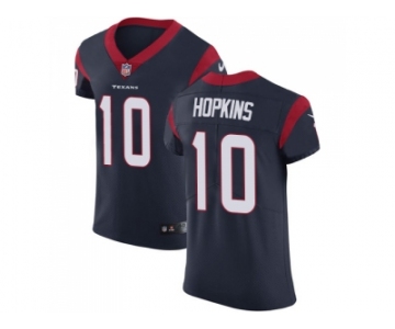 Nike Houston Texans #10 DeAndre Hopkins Navy Blue Team Color Men Stitched NFL Vapor Untouchable Elite Jersey