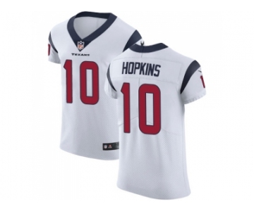 Nike Houston Texans #10 DeAndre Hopkins White Men Stitched NFL Vapor Untouchable Elite Jersey