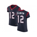 Nike Houston Texans #12 Bruce Ellington Navy Blue Team Color Men Stitched NFL Vapor Untouchable Elite Jersey