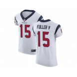 Nike Houston Texans #15 Will Fuller V White Men Stitched NFL Vapor Untouchable Elite Jersey