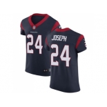 Nike Houston Texans #24 Johnathan Joseph Navy Blue Team Color Men Stitched NFL Vapor Untouchable Elite Jersey