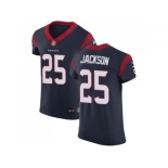 Nike Houston Texans #25 Kareem Jackson Navy Blue Team Color Men Stitched NFL Vapor Untouchable Elite Jersey