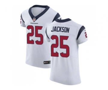 Nike Houston Texans #25 Kareem Jackson White Men Stitched NFL Vapor Untouchable Elite Jersey