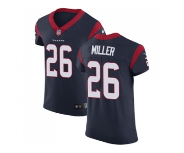 Nike Houston Texans #26 Lamar Miller Navy Blue Team Color Men Stitched NFL Vapor Untouchable Elite Jersey