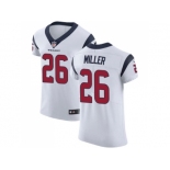 Nike Houston Texans #26 Lamar Miller White Men Stitched NFL Vapor Untouchable Elite Jersey