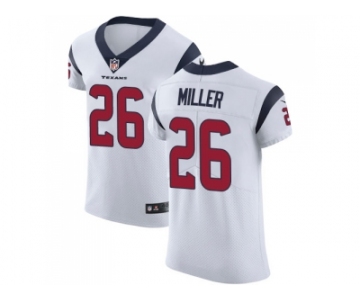 Nike Houston Texans #26 Lamar Miller White Men Stitched NFL Vapor Untouchable Elite Jersey