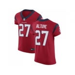 Nike Houston Texans #27 Jose Altuve Red Alternate Men Stitched NFL Vapor Untouchable Elite Jersey