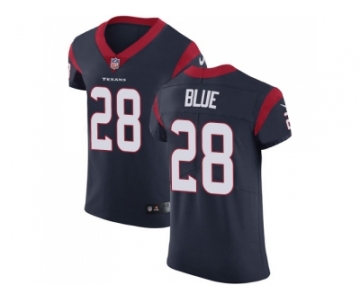 Nike Houston Texans #28 Alfred Blue Navy Blue Team Color Men Stitched NFL Vapor Untouchable Elite Jersey