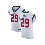 Nike Houston Texans #29 Andre Hal White Men Stitched NFL Vapor Untouchable Elite Jersey