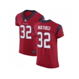 Nike Houston Texans #32 Tyrann Mathieu Red Alternate Men Stitched NFL Vapor Untouchable Elite Jersey