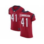 Nike Houston Texans #41 Zach Cunningham Red Alternate Men Stitched NFL Vapor Untouchable Elite Jersey