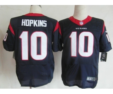 nike nfl jerseys houston texans #10 hopkins dk.blue[Elite]