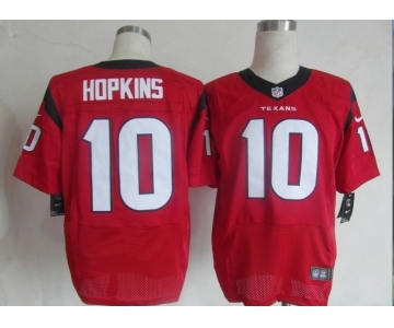 nike nfl jerseys houston texans #10 hopkins red[Elite]