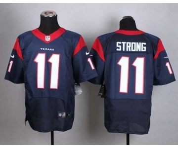 nike nfl jerseys houston texans #11 strong blue[Elite]